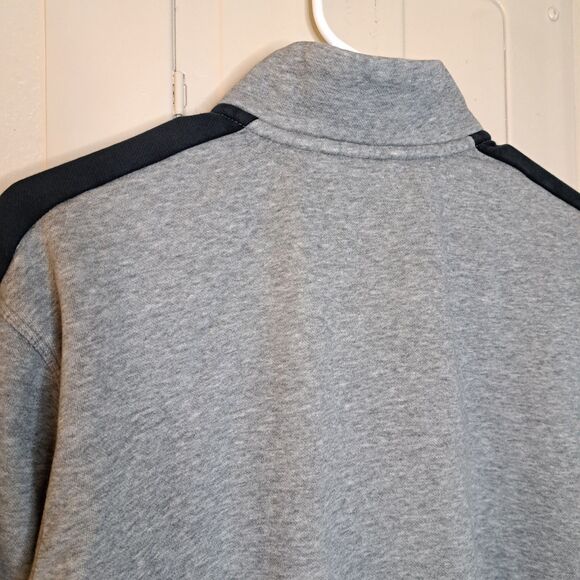 Vintage PUMA Men's Front Full Zip Sweatshirt L Gray Long Sleeve Track Jacket - Picture 9 of 9